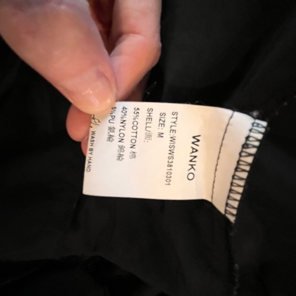 ~Wanko~ Black Button-Up Shirt - Picture 8 of 8